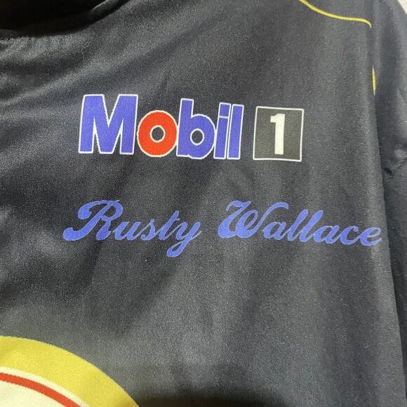 Vintage Nascar Racing Jacket Miller Lite #2 Rusty Wallace - Picture 7 of 14